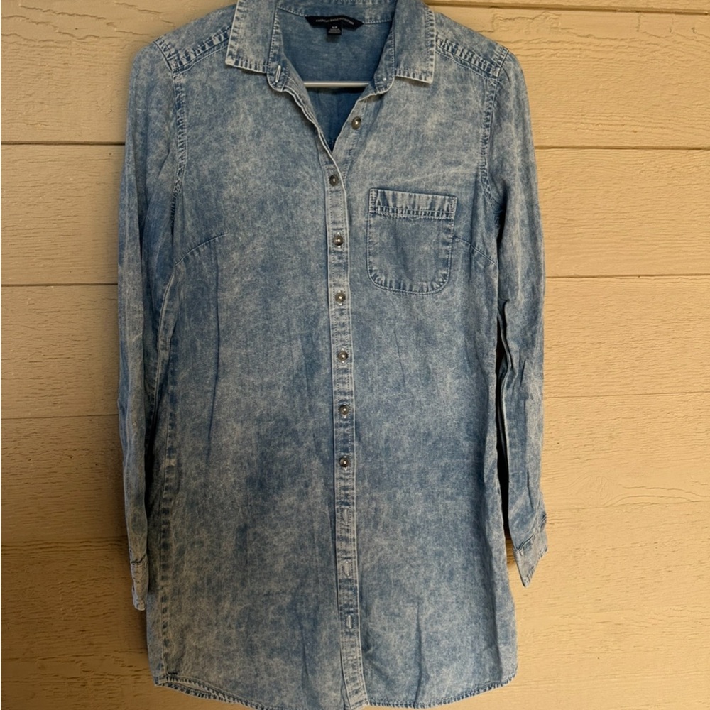 American Eagle denim dress size S